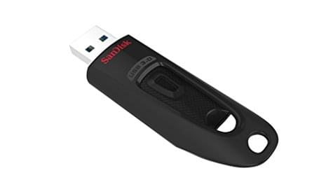 Clé USB 3.0 haute vitesse SanDisk Ultra 128 Go (jusqu'à 100 Mo/s) 