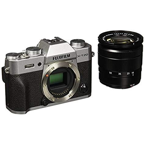 Hybride Fujifilm X-T20 + objectif XC 16-50mm (24,3 Mpix / 4K / argent) 