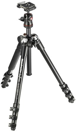 Trepied Manfrotto 290B Befree compact et leger - face avant