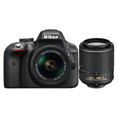 Kit Reflex Nikon D3300 + 18-55mm + 55-200mm - kit
