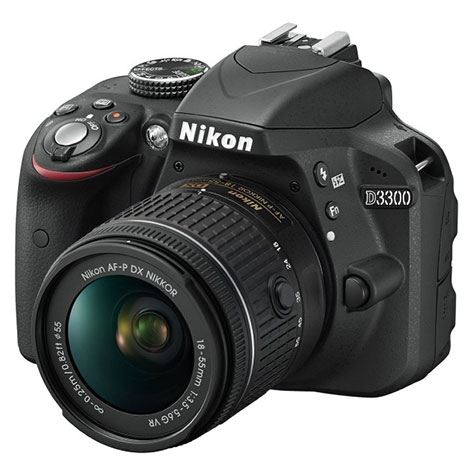 Reflex Nikon D3300 + DX 18-55mm VR + DX 55-200mm VR II - kit reflex