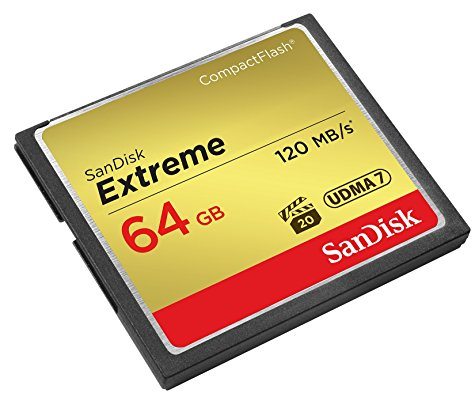CompactFlash SanDisk Extreme 64 Go (UDMA 7 / 120 Mo/s) 