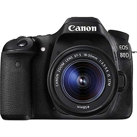 Reflex Canon EOS 80D + objectif EF-S 18-55mm F/3.5-5.6 