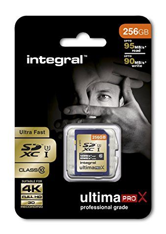 Carte mémoire SDXC Integral UltimaPro-X 256 Go (90 Mo/s) - blister