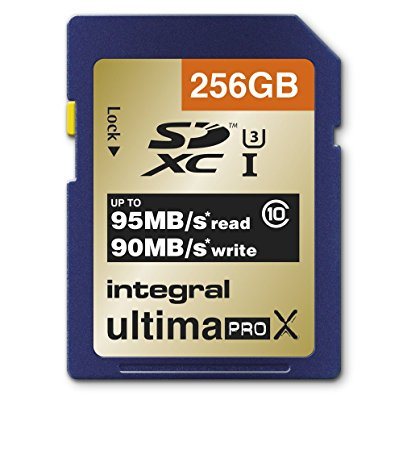 Carte mémoire SDXC Integral UltimaPro-X 256 Go (90 Mo/s) 