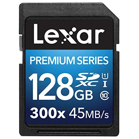 Carte Mémoire SDXC Lexar Premium 128 Go (Classe 10 / UHS-I / 300x) 