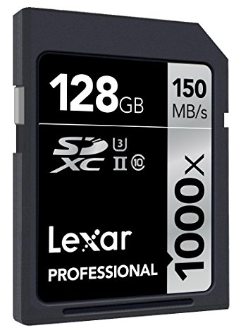 Carte Mémoire SDXC Lexar Professional 128 Go (U3 / 1000x)
