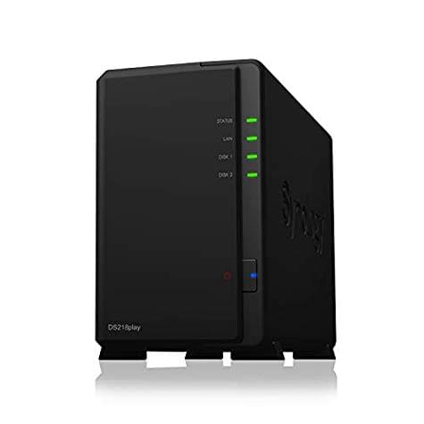 NAS Synology DiskStation DS218play (2 baies / 1 Go RAM / 4K)