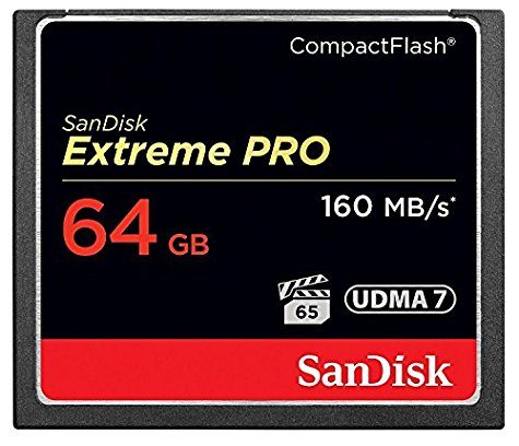 Carte Mémoire CompactFlash SanDisk Extreme Pro 64 Go (160 Mo/s)