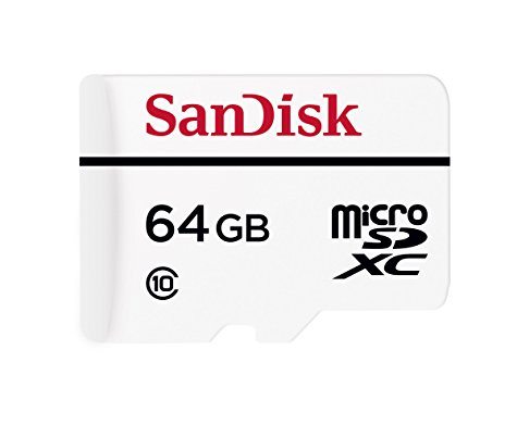 SanDisk microSDXC 64 Go / Classe 10 / Haute Endurance (adaptateur SD inclus)