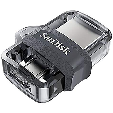 Clé USB Sandisk Ultra 128Go Double Connectique - USB 3.0 Et Micro-USB, Transfert Rapide 150Mo/s
