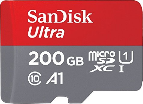 Carte mémoire MicroSD Sandisk Ultra 200 Go + adaptateur SD