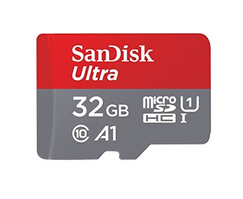 Carte Mémoire MicroSDXC Sandisk Ultra 32Go (A1 - classe 10) + adaptateur SD