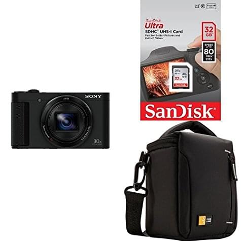 Pack Compact Sony HX90 + SD 32 Go SanDisk + Housse CaseLogic