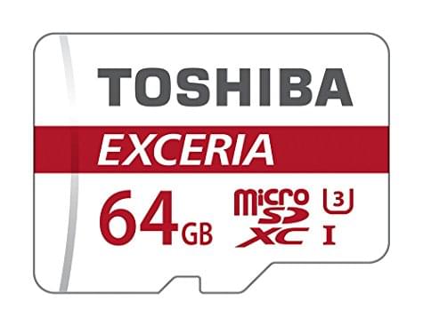 carte mémoire Micro SDXC Toshiba Exceria M302 64Go